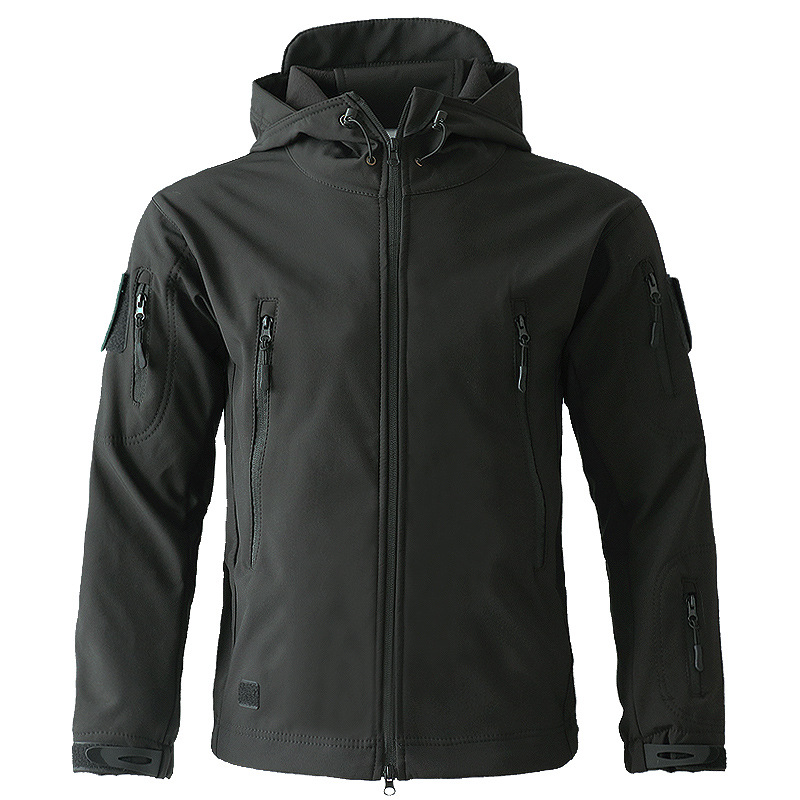 Chaqueta Softshell Térmica para Hombre de Nylon, Cortavientos e Impermeable para Deportes al Aire Libre y Senderismo image 9