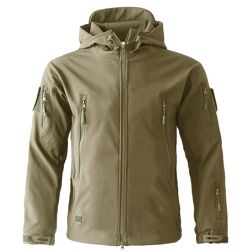 Chaqueta Softshell Térmica para Hombre de Nylon, Cortavientos e Impermeable para Deportes al Aire Libre y Senderismo image 8