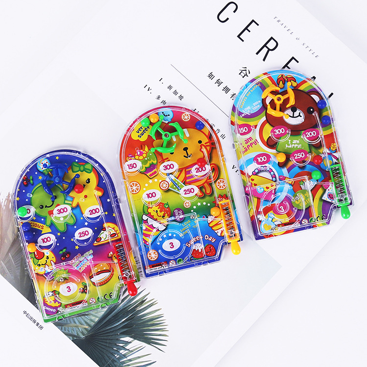 Plastic Student Intelligence Pinball Maze Mini House Pinball Cartoon Pinball Intelligence Children Toy Place