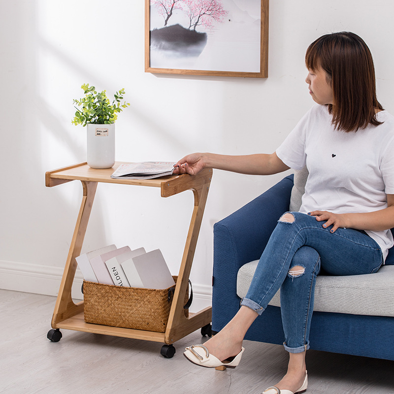 Manufacturers C- Type Z-type sofa side table modern simple contrast color small table tea table movable corner table bedside table