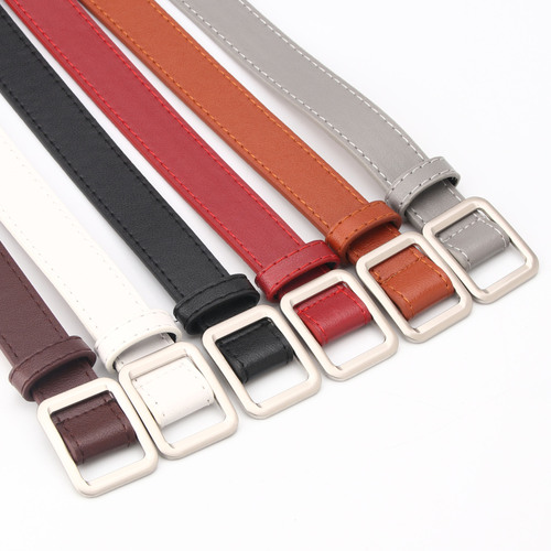 Street stall belt for women, simple needle-free and punch-free student belt, casual and versatile decorative belt wholesale