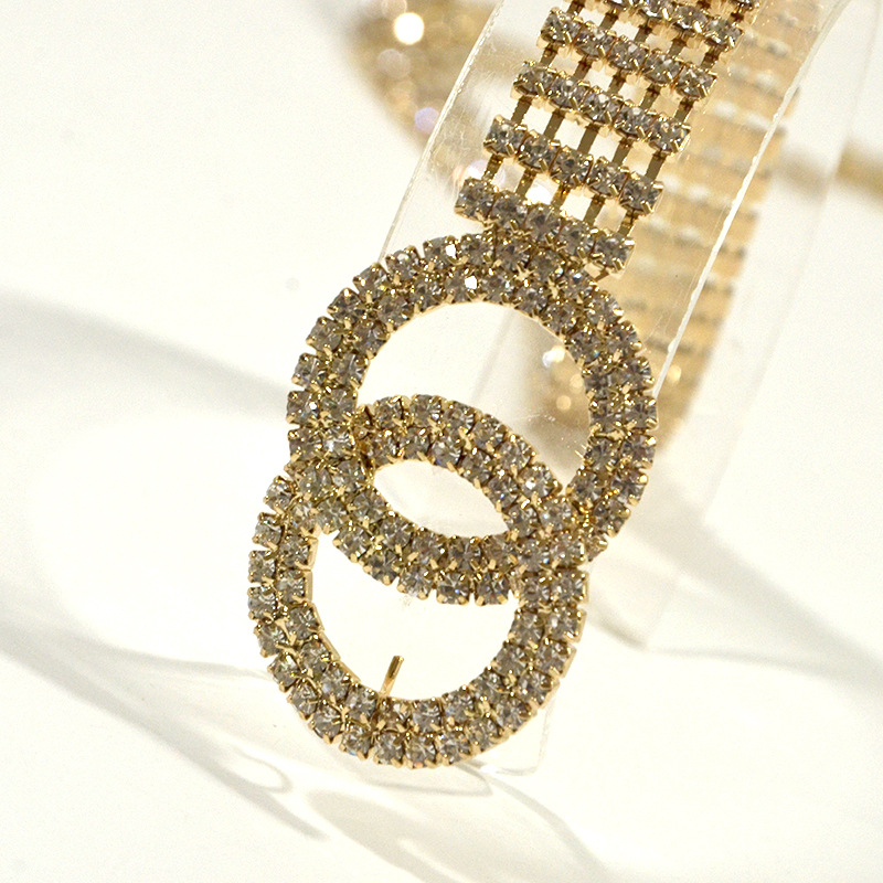 Comercio exterior transfronterizo Cinturón de mujer con incrustaciones de diamantes de imitación cinturón decorativo completo de mujer falda decorativa casual cinturón de diamantes borla