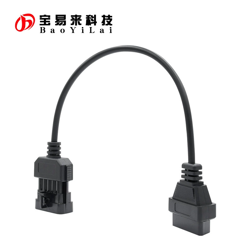 10-контактный кабель OBD для автомобильного диагностического адаптерного кабеля OPEL