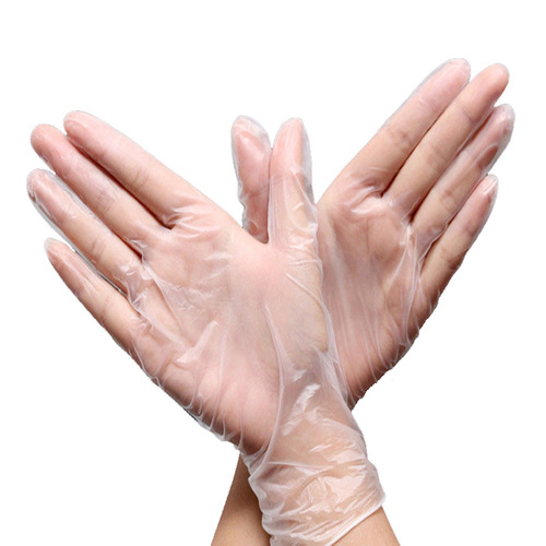 Disposable transparent PVC processing and inspection gloves, household cleaning gloves, protective gloves, cross-border