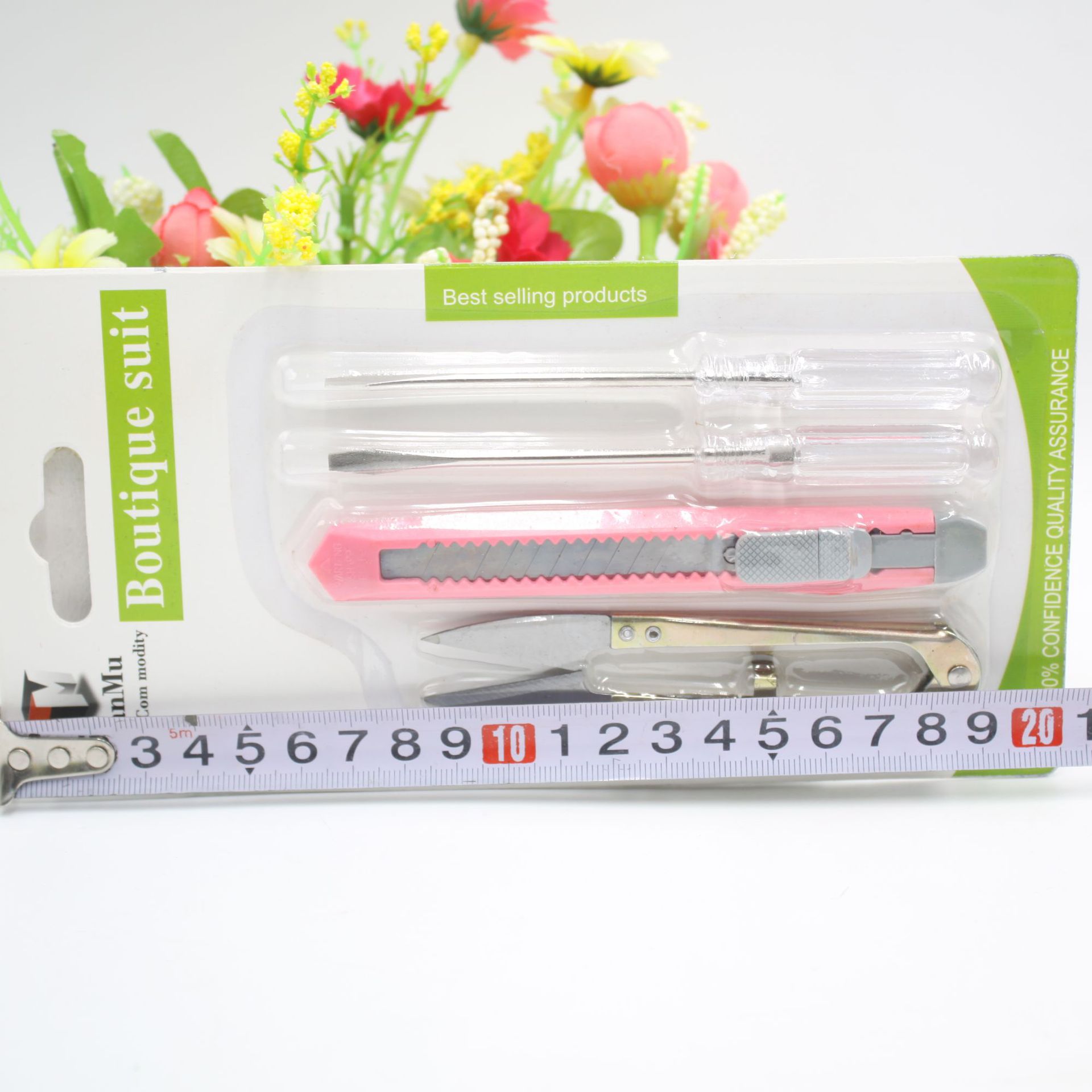 Set de herramientas pequeñas para costura y bricolaje, tijeras y destornillador