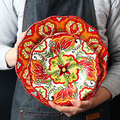 European and American customers use ceramic creative tableware to eat, such as bowls, steak plates, and popular breakfast plates, which are beautiful plates and cups.