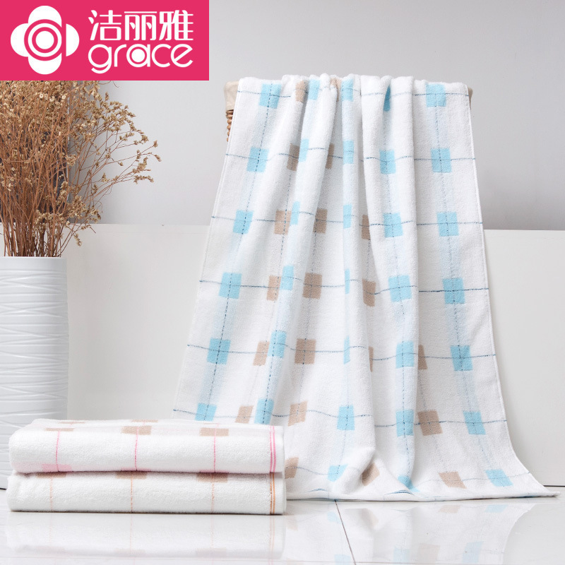 Wholesale Pure Cotton Bath Towels, Thick and Fluffy, Checkered Light-Colored Large Towels, Bath Towels for Men and Women, Household Absorbent 6671 Wholesale Pure Cotton Bath Towels, Thick and Fluffy, Checkered Light-Colored Large Towels, Bath Towels for Men and Women, Household Absorbent 6671