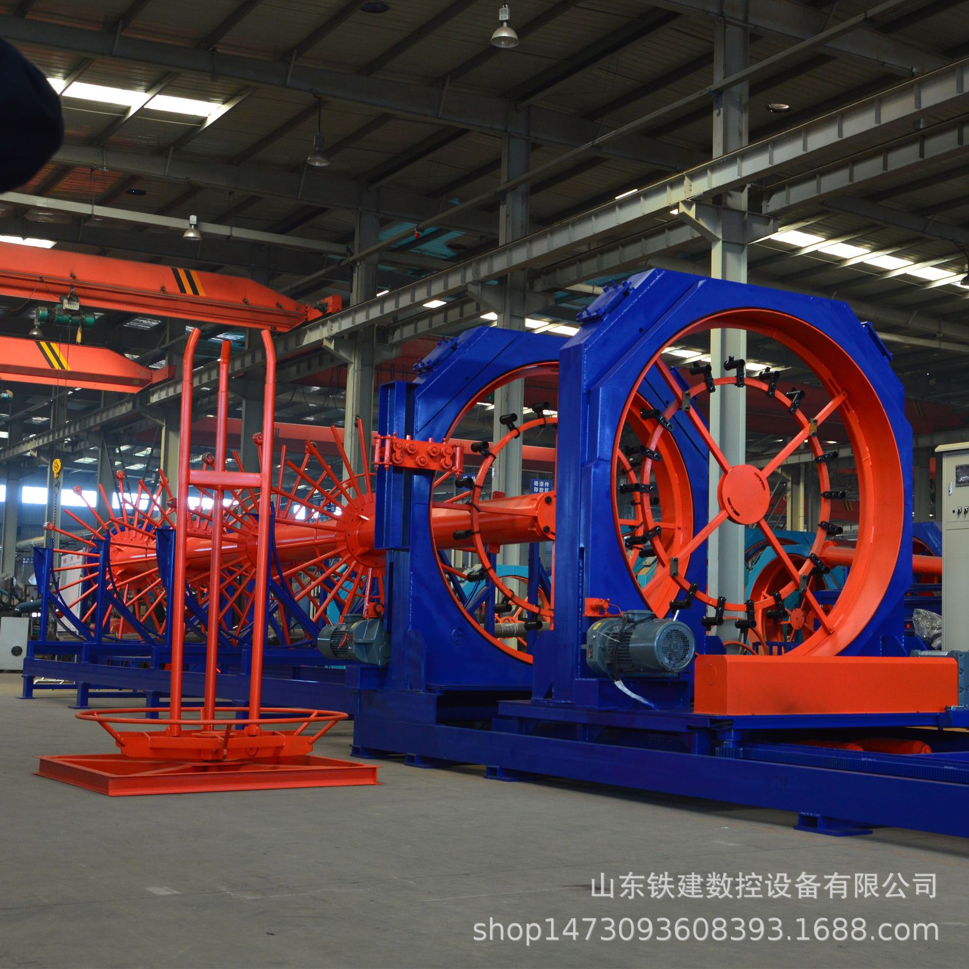 数控钢筋笼滚焊机智能钢筋盘丝机钢筋笼成型机公路桥梁钢筋滚笼机