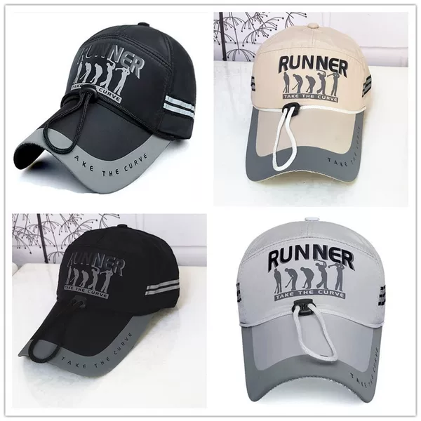Men's Peaked Cap Outdoor Sports and Leisure Quick Dry Cloth Sun Hat Baseball Cap Fishing Hat Spring & Fall Sun Hat