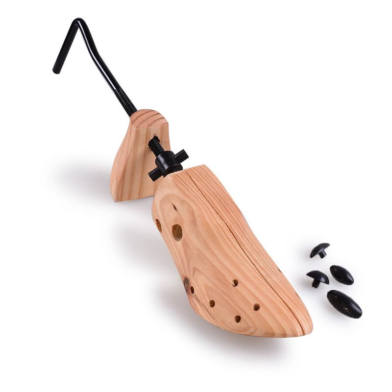 Suministro expansor de pino de madera maciza soporte de zapato ajustable soporte de zapato extendido último para hombres y mujeres antiarrugas