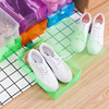 Candy color thickened flip -piece plastic shoe box girl PP drawer shoe box crystal transparent shoes storage box