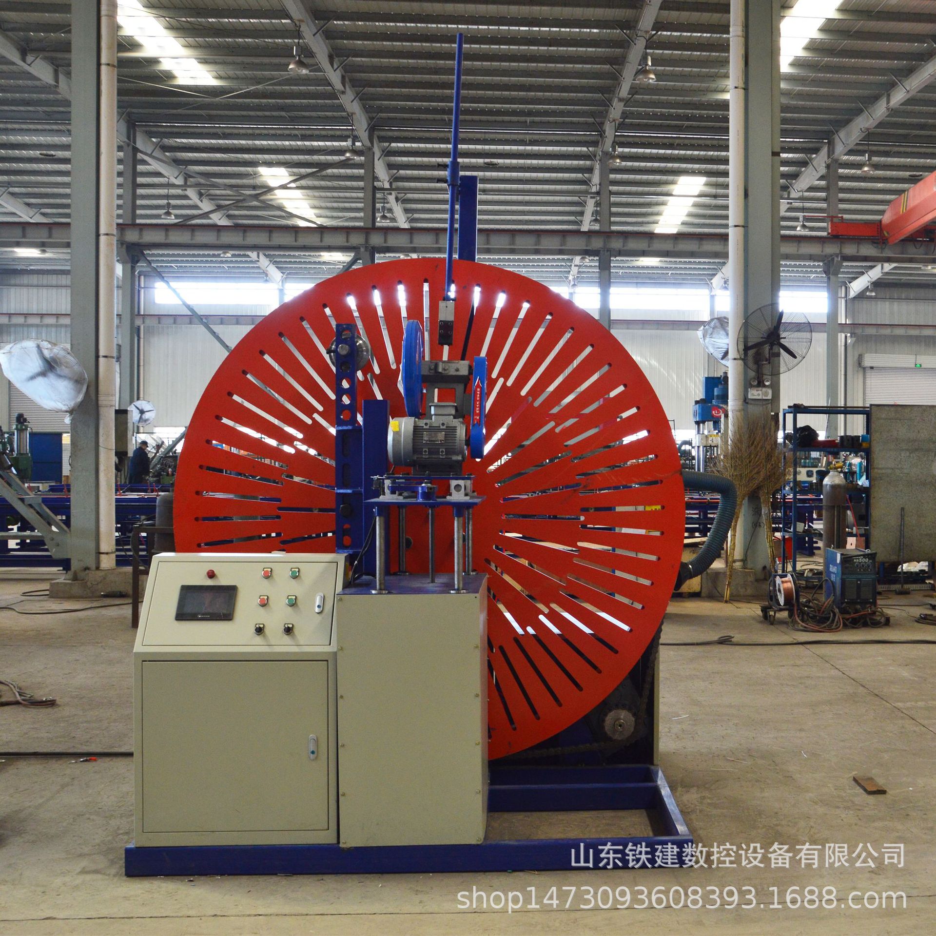 厂家数控钢筋盘圆机自动焊钢筋弯弧机钢筋自动弯圆焊接设备