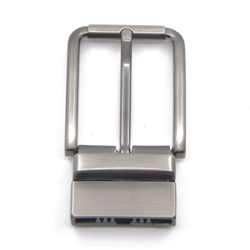 Universal rotating pin buckle zinc alloy belt buckle manufacturer direct sales wholesale durable and versatile leather pants belt buckle