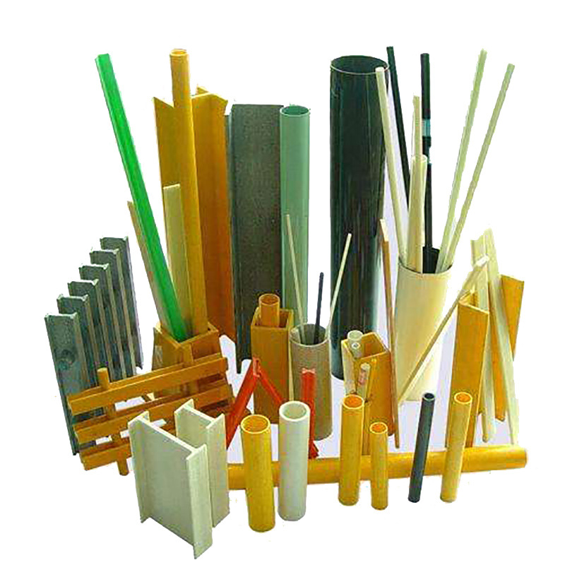 红黄蓝绿白灰玻璃钢拉挤型材填料托架格栅圆管方管耐腐蚀玻纤