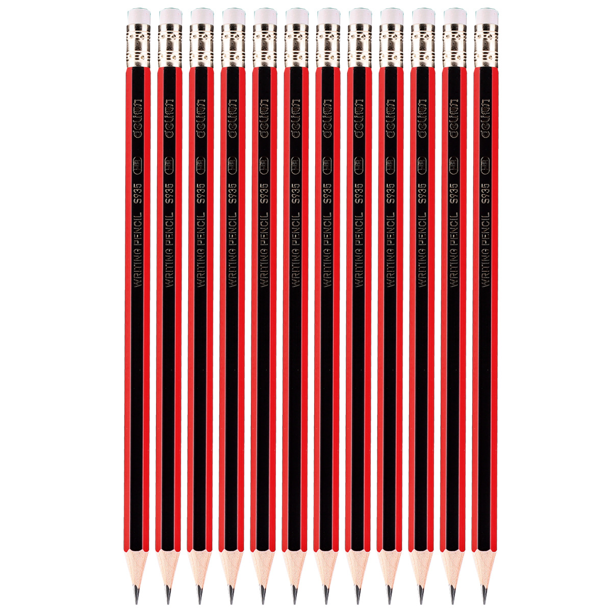 Deli papelería S935 estudiante lápiz HB lápiz 12 unids/caja Escritura y pintura lápiz