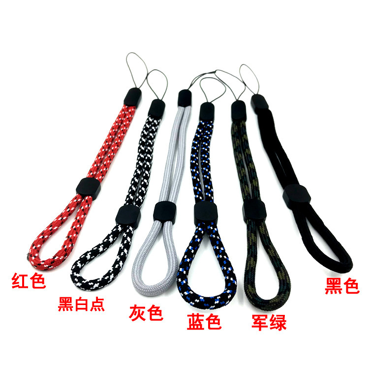 Adjusting Mobile Phone Lanyard Thick Rope Short Wrist Lanyard Intercom U Disk Bluetooth Speaker Audio Anti-loss Hanging Rope