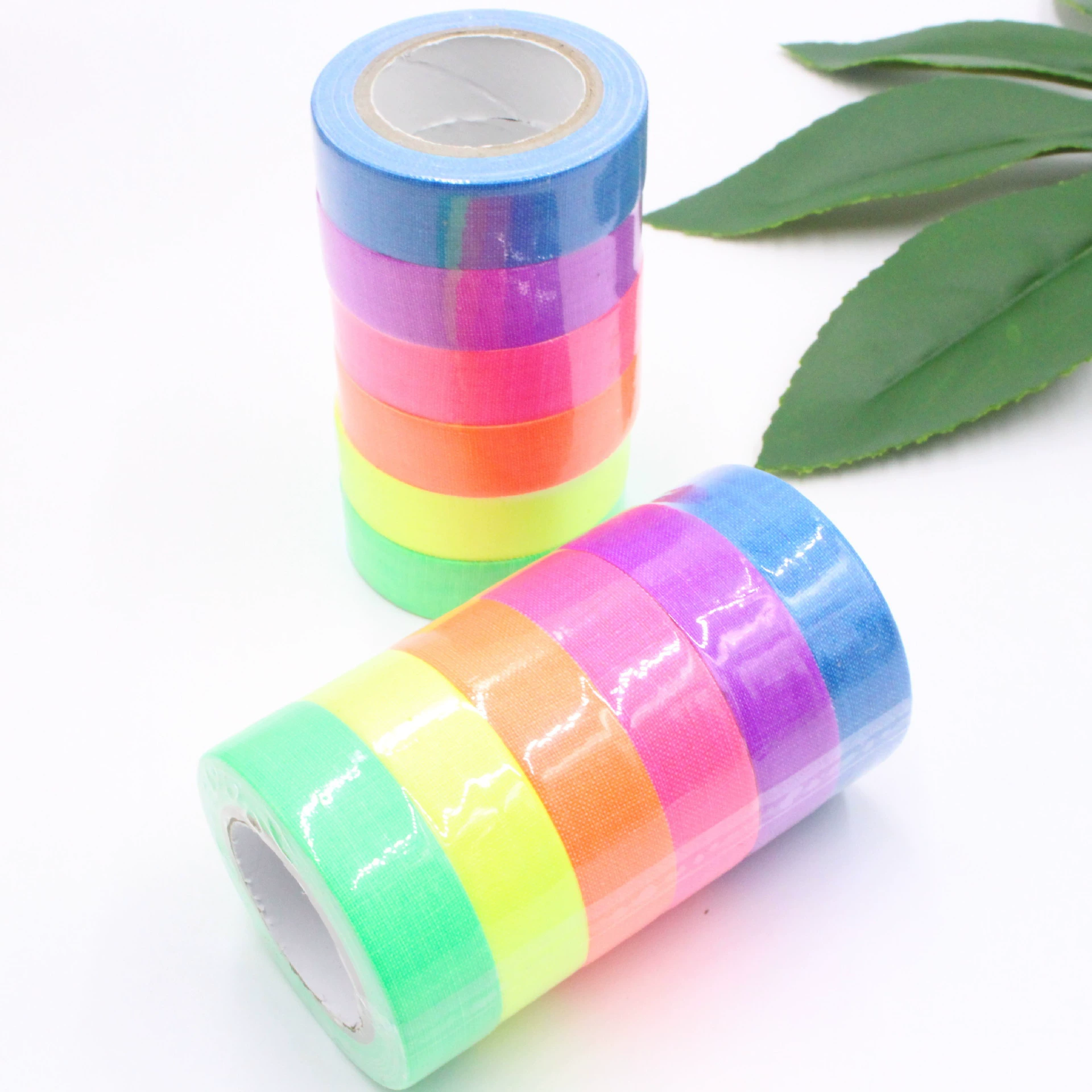 Флуоресцентная УФ-хлопковая лента Матовая липкая светящаяся фиолетовая световая лента электрическая пленка сценический Волшебный реквизит для выступлений