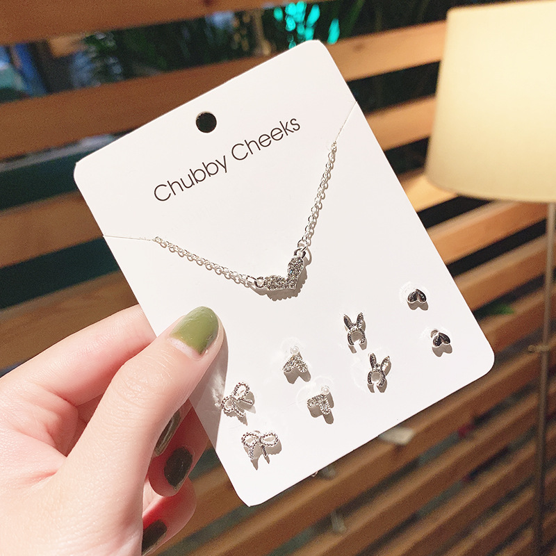 Pendientes de moda de estilo coreano pendientes simples para mujeres ins pendientes elegantes de celebridades de Internet Corea del Sur lindos pendientes de aleación fresca