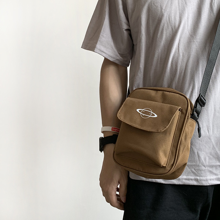 Bolsa pequeña de estilo elegante japonés y coreano simple versátil pequeña bolsa de tela fresca bolsa de hombro bolsa crossbody bolsa de entrega de una pieza