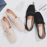 Универсальные весенние лоферы на плоской подошве, обувь, в корейском стиле, тренд сезона