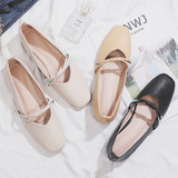 FS-8 Fairy Shoes 2022 Весна Новые нежные продукты ночная обувь легкие бобовые бобовые туфли Scoop Scoop Single Single The Women Женщины