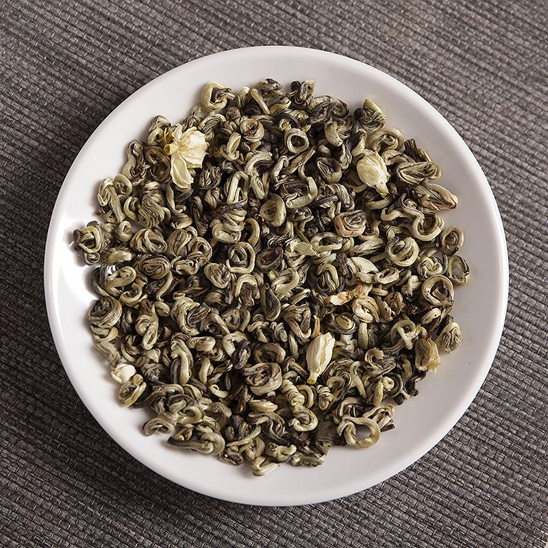 新茶批发 2024年茉莉花茶叶  天然型 浓香型玉螺 单芽 500克散茶
