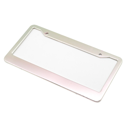 Aluminum black American Canadian US standard car license plate frame cross-border license plate holder