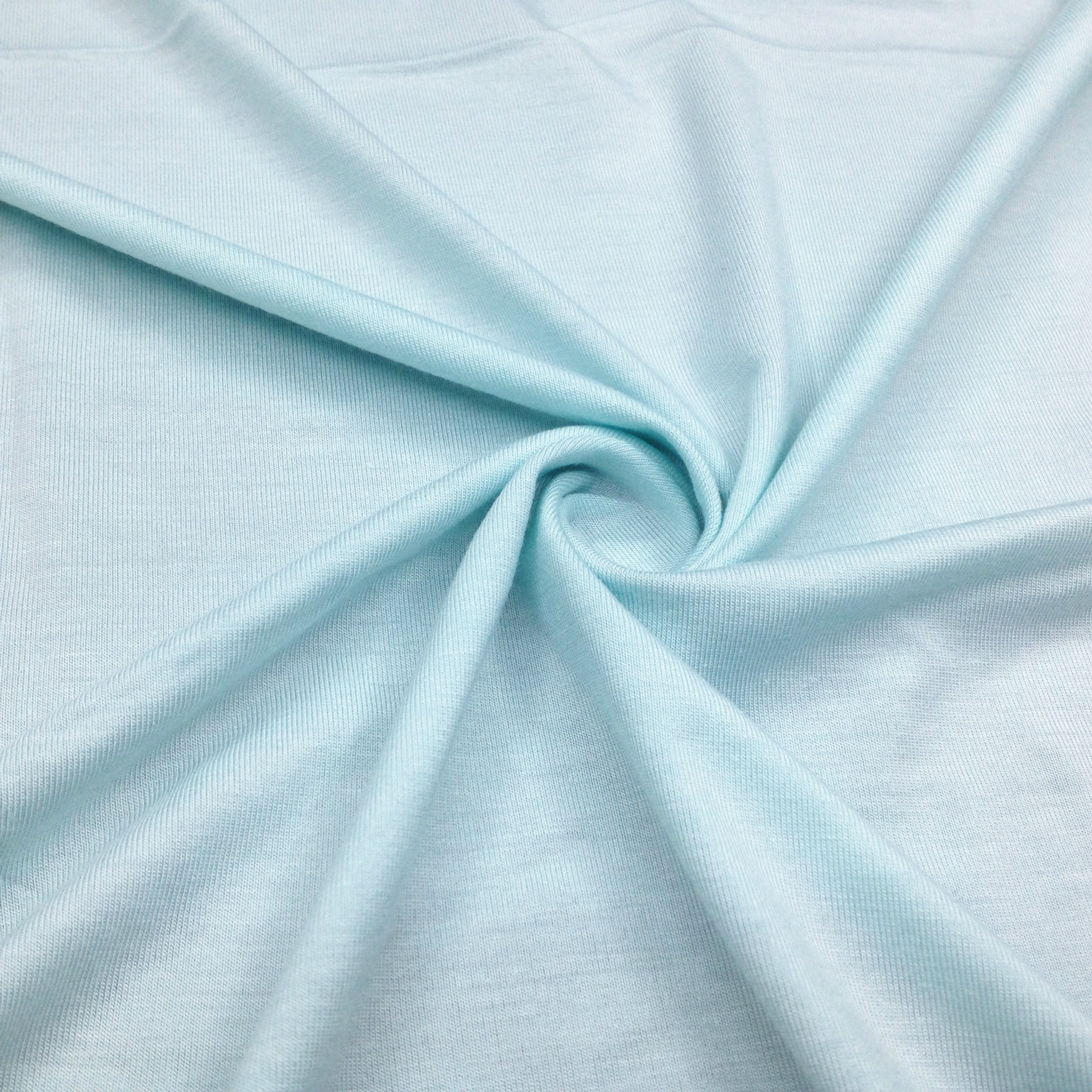 32 poliéster de una sola cara Jersey de primavera y verano casual algodón camiseta de tela en stock suministro image 5