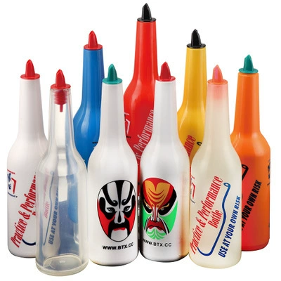 Jinde manufacturer directly for bar practice bartending bartending bartending bartending bartender bottle multi -color practice bottle fire dance practice bottle