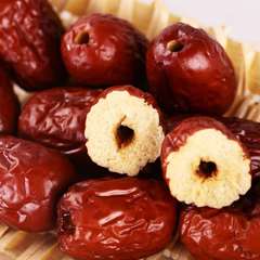 Xinjiang specialty pitted gray dates 500g individually packaged seedless dates pitted red dates wrapped in rice dumplings food non-fried