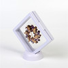 Plastic transparent jewelry lapel pin, elastic badge, stand, gift box, Birthday gift