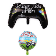 新款遊戲手柄氣球 遊戲控制器鋁膜氣球批發 生日派對裝飾