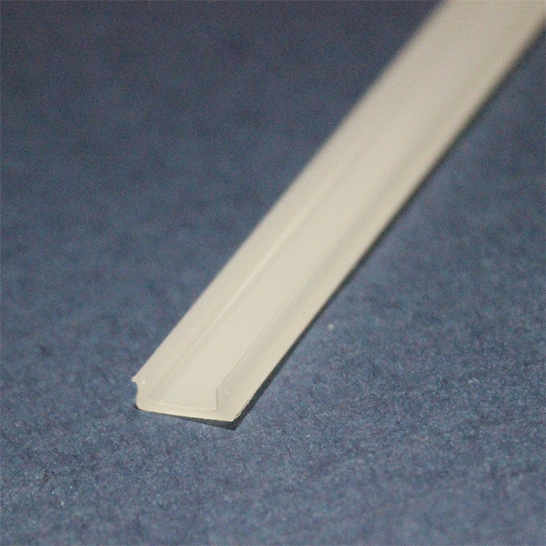 供应塑胶挤出PC/PMMA型材 LED灯罩 挤塑加工 标价条