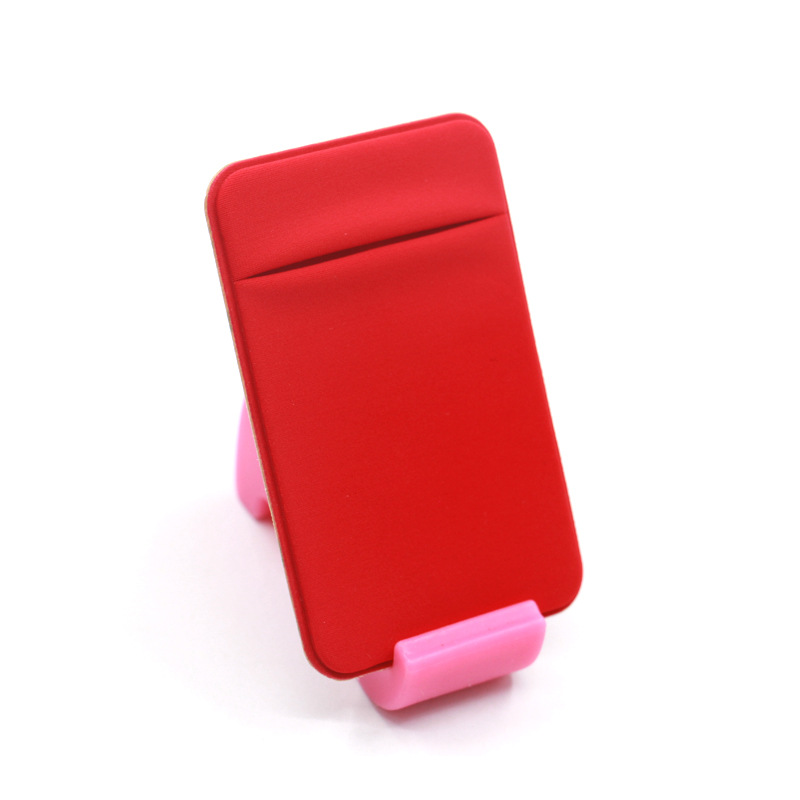 En stock suministro multifunción titular de la tarjeta del teléfono móvil tarjeta bancaria titular de la tarjeta de autobús logotipo impreso