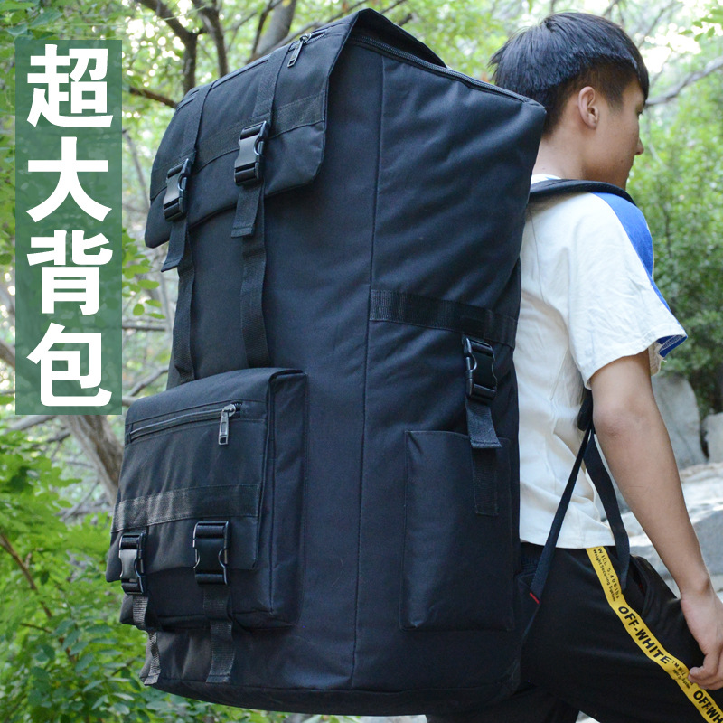 120L Large Capacity Travel Backpack Luggage Backpack Men's Moving Backpack European and American Cross-Border Foreign Trade Factory