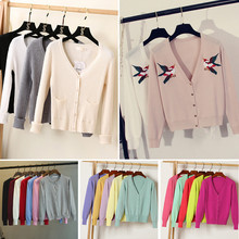 春秋季女装尾货地摊衣服批发杂款毛衣针织开衫外套Zipper placket