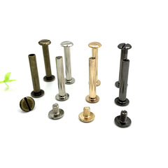 Factory wholesale nickel-plated metal willow nail album screw ledger nail letter rivet belt screw I-beam nail