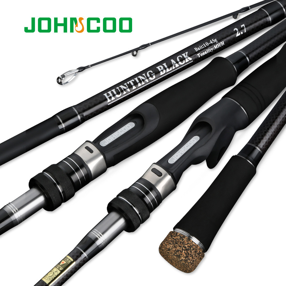 Long-range lure rod carbon three-section double rod slightly rod…