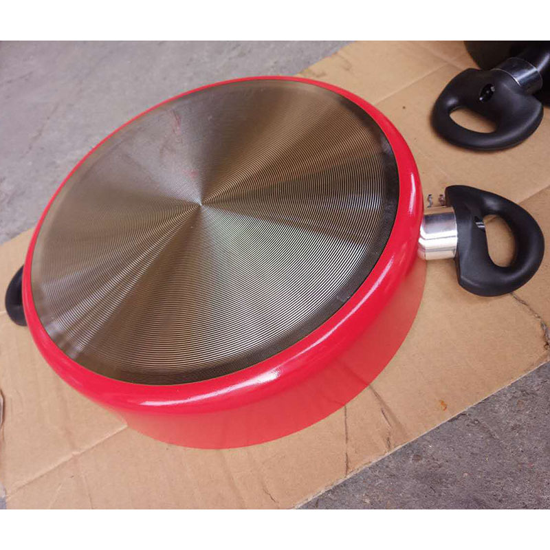 Suministro directo de fábrica disco de aluminio olla de sopa de fondo plano Exportación de comercio exterior suministros de cocina al por mayor