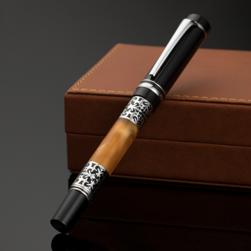 Fábrica al por mayor de metal acrílico gel pluma bolígrafo publicidad regalo firma pluma impresa LOGOTIPO entrega de una sola pieza