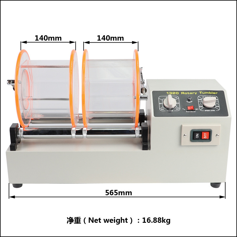 Rocket launcher large drum polishing machine KT-1320 single barrel/double barrel drum polishing machine rolling polishing machine