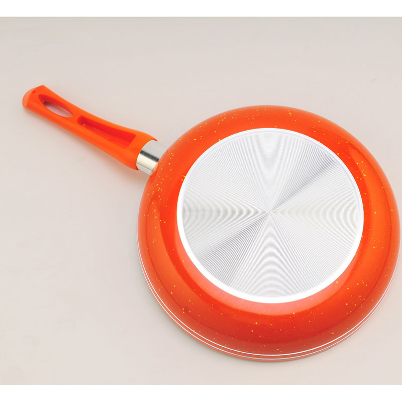 Sartén de fondo de aleación de aluminio simple sartén antiadherente sartén de carne sartén de doble fondo sartén suministro directo de fábrica