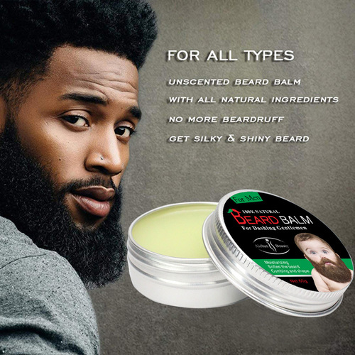 Cross-border Aichun men's no-wash beard balm conditioner nourishing beard styling cream wholesale beard balm
