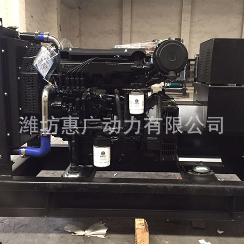 潍柴锐动力90KW无刷全铜发电机组 配备WP4.1D100E210柴油机