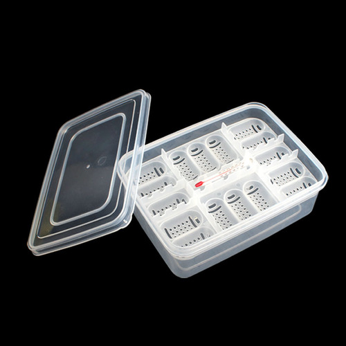 Gecko snake lizard reptile pet hatching egg tray box reptile hatching box hatching egg device bird egg turtle egg 16-grid egg position