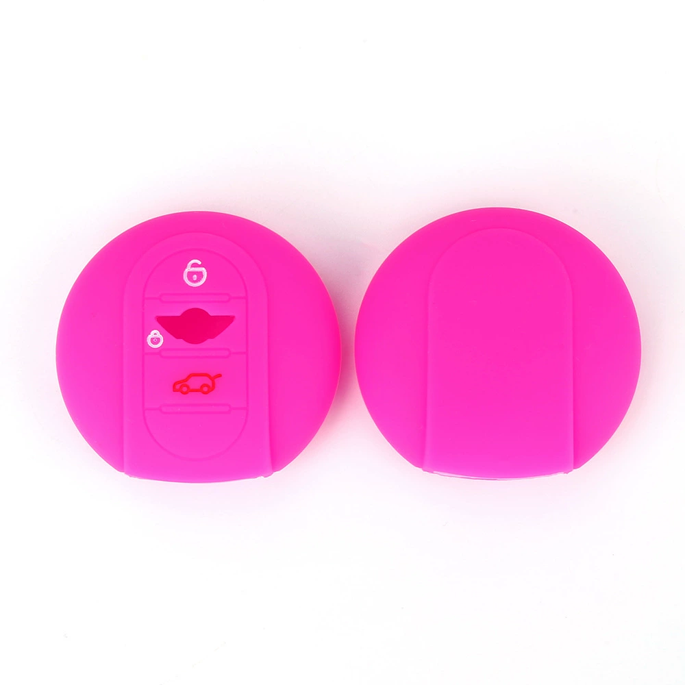 Small smart silicone key bag from soft rubber, remote control, 3 keys