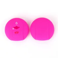 Small smart silicone key bag from soft rubber, remote control, 3 keys