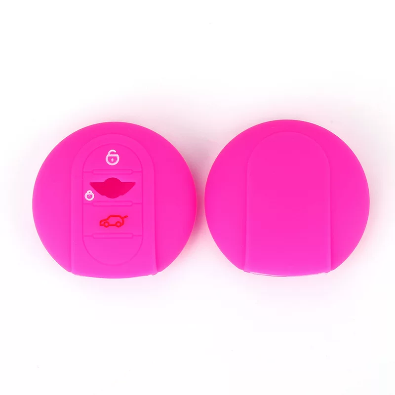 Small smart silicone key bag from soft rubber, remote control, 3 keys