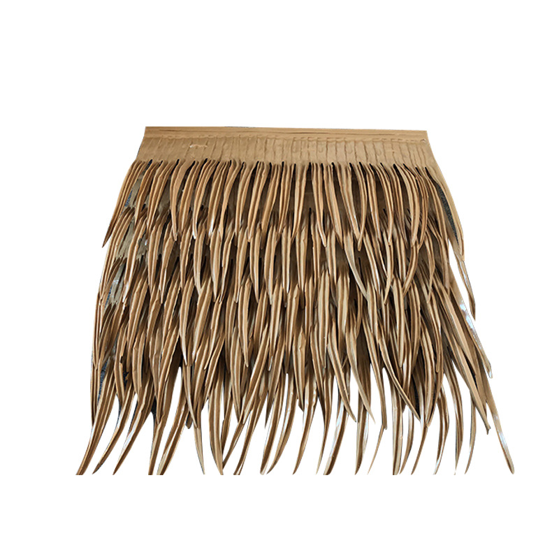 Paja artificial hoja de palma hoja de plátano nueva rural retro materiales de construcción teja impermeable ignífugo