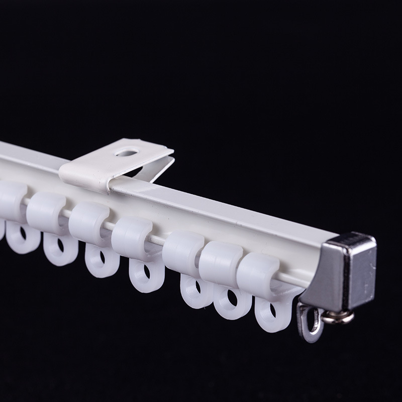 Ultra-Thin Aluminum Alloy Silent Curved Track U-Shaped L-Shaped Hand-Bent Track Bay Window Top-Mounted Inward-Opening Window Small Track